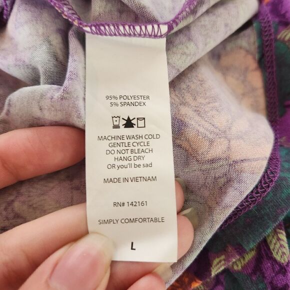 Bundle LulaRoe Simply Comfortable Women's Multicolor Short-Sleeved Dresses Sz L - Picture 13 of 13